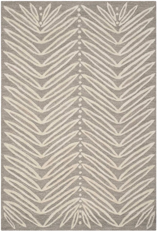Safavieh 4& x 6& Martha Stewart Chevron Leaves Chamois Beige Rug