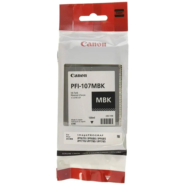 Canon PFI-007MBK Matte Black Ink Tank (90ml)