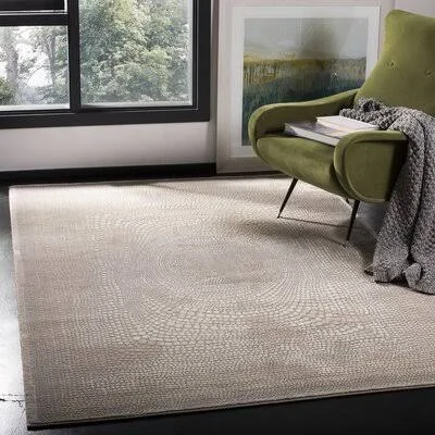 Williston Forge Wendi Ivory/Gray Area Rug