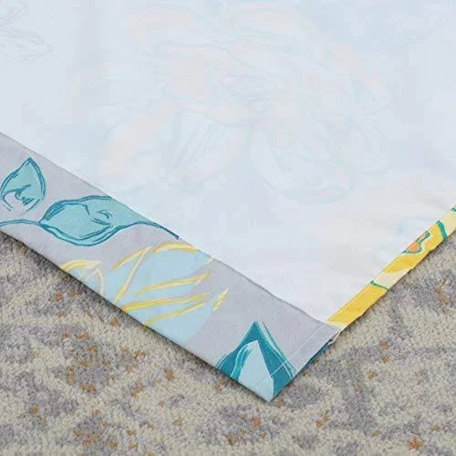 Greenland Home Watercolor Dream Curtain Panel Pair - 84-Inch L, Gray