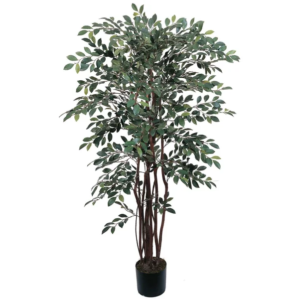 Nearly Natural 4 ft. Ruscus Silk Tree