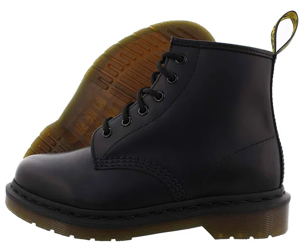 Dr. Martens 101 6-Eye Boot, Women's, Size: 4 Medium, Black