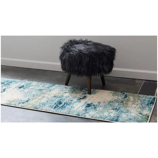 Unique Loom Chromatic Contemporary Area Rug Collection - Runner 2&2x22x6&7x22 3139845