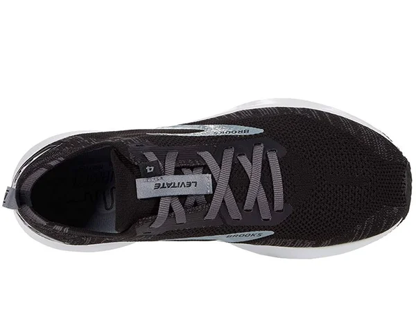 Brooks Women's Levitate 4, Black/White - 8
