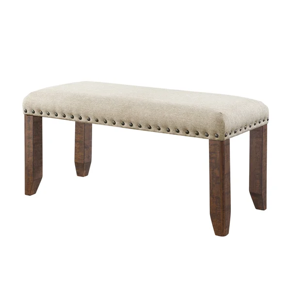Picket House Furnishings Dex Dining Bench - Brown, 40" x 17" x 19"