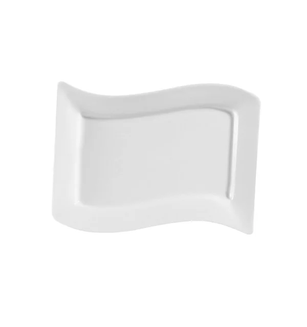 CAC China MIA-14 Miami Rectangular Porcelain Platter 13-1/2x22