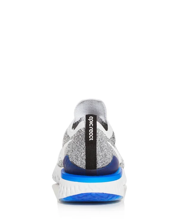 Nike Men's Epic React Flyknit 2 Running Shoes - Size: 7.5, White