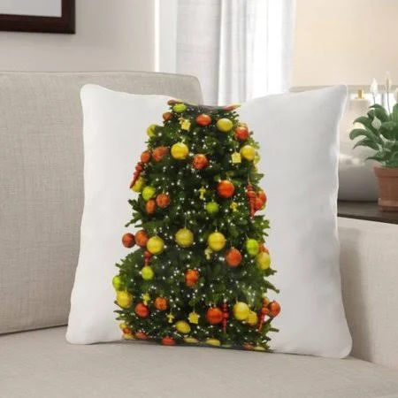 Enfield Christmas Indoor/Outdoor Canvas Throw Pillow The Holiday Aisle