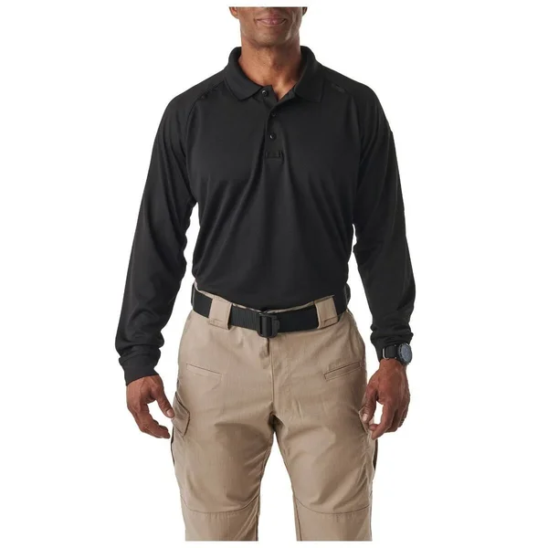 5.11 Tactical Performance Long Sleeve Polo, Range Red - 72049T-477-2XL