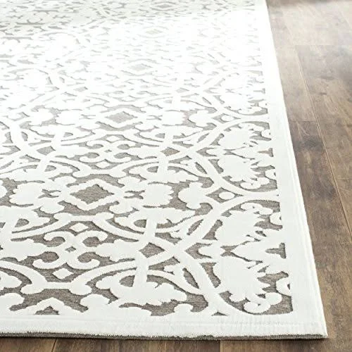 Safavieh Paradise Rug PAR636 Ivory - Dark Grey, 4& x 6&