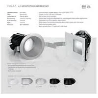 WAC Lighting R4SAT-N827-HZWT Volta LED Module Haze White Adjustable Trim