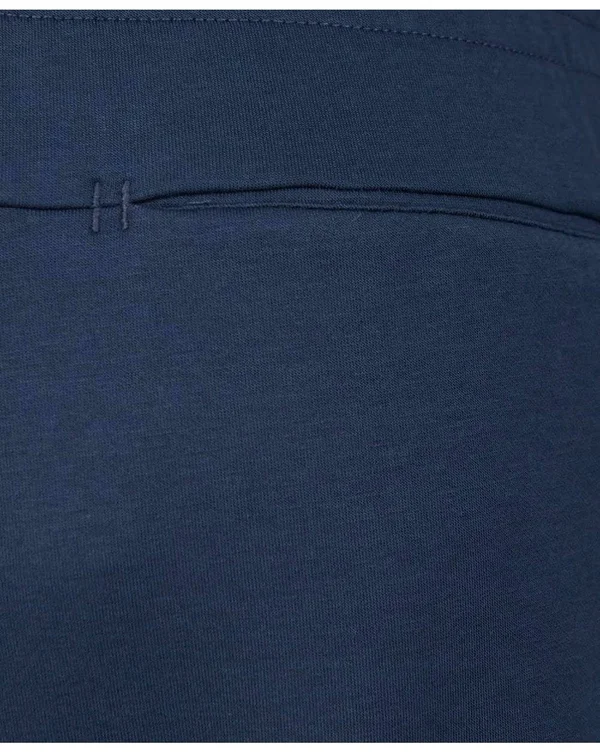 Hugo Boss - Regular Fit Jogging Pants with Layered Metallic Logo - Dark Blue