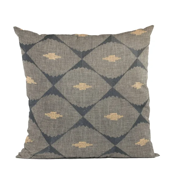 Plutus 16x22 x 16x22 Cubes Diamond Luxury Throw Pillow in Blue