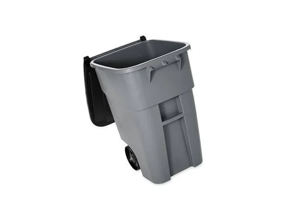 Rubbermaid 50-Gallon Plastic Rollout Container (Gray) 9W27GY New