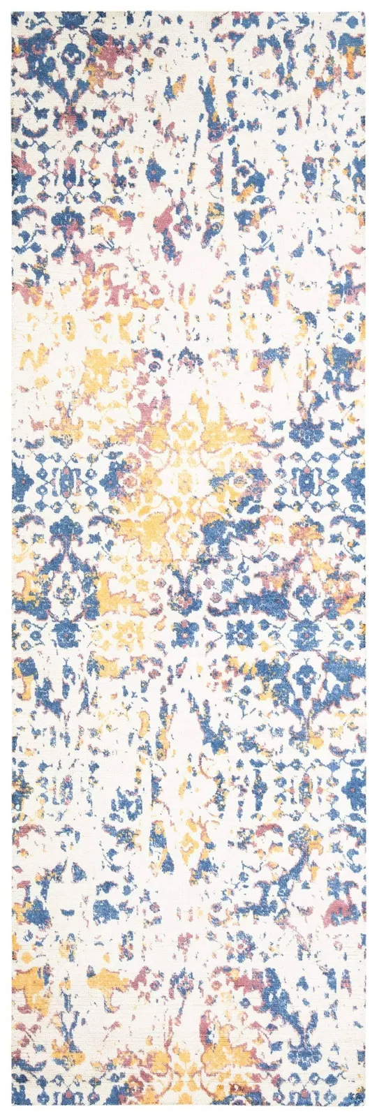 Safavieh Expression Ivory/Navy 6 ft. x 9 ft. Abstract Area Rug