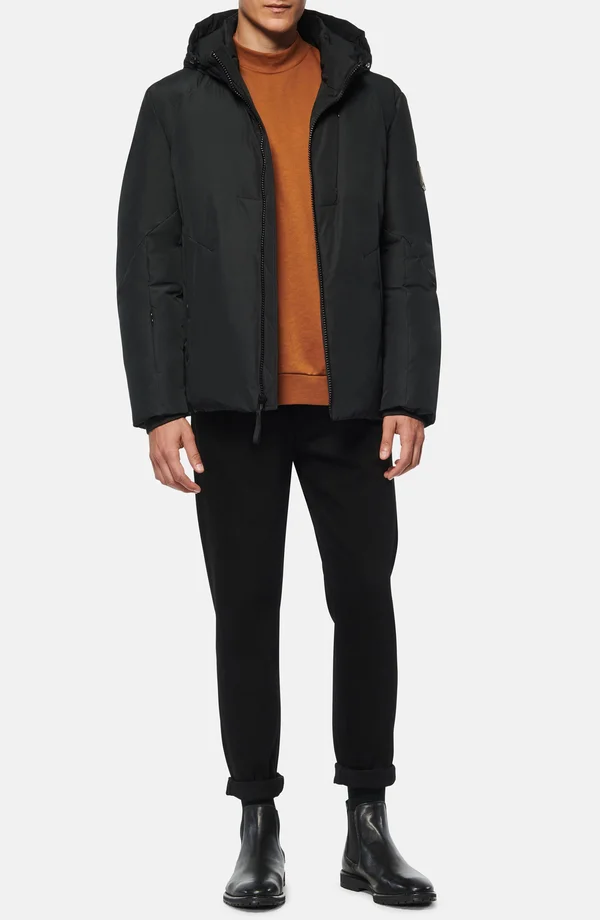 Marc New York Hooded Down Jacket Medium, Oxblood