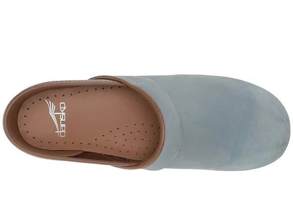 Dansko Professional Women's Clog Shoes Sky Milled Nubuck : 39 (US Women's 8.5-9) Regular