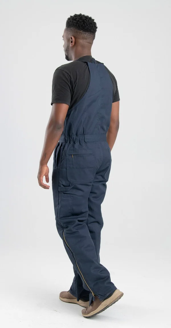 Berne Men's Deluxe Twill Insulated Bib Overall Navy, XL/Tall