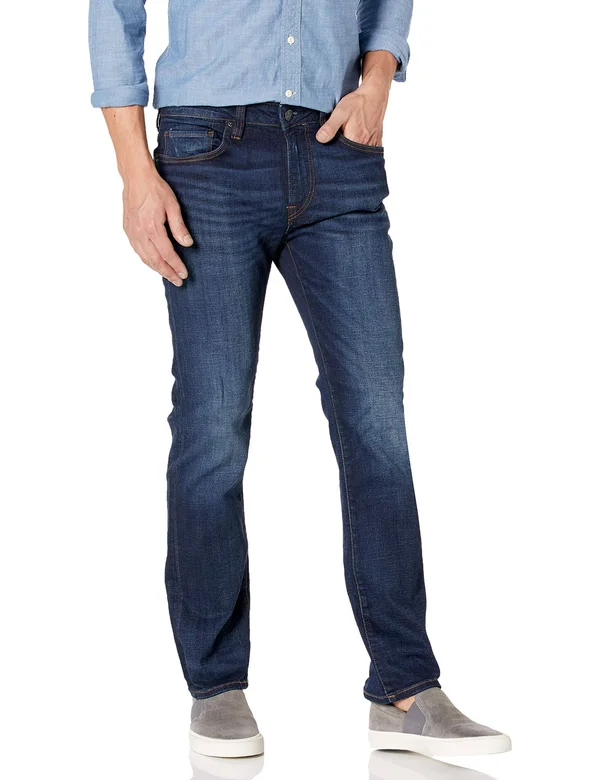 Buffalo David Bitton Men's Straight Six Jean Indigo 28 30