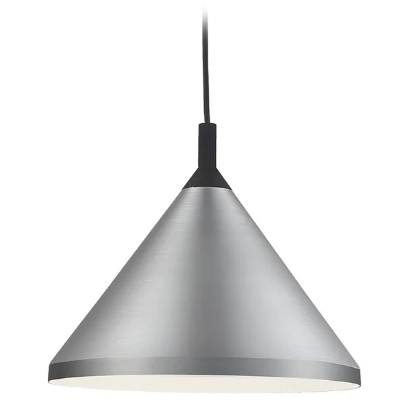 Kuzco Lighting - 492814-BN/BK - One Light Pendant - Dorothy - Brushed Nickel, Black