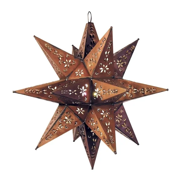 Quintana Roo 9625S-C Tin Moravian Star Pendant