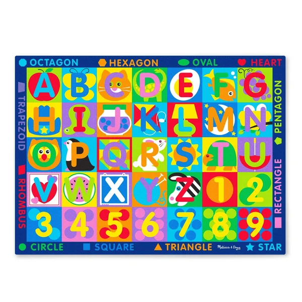 Melissa & Doug Jumbo ABC 123 Rug Oversize Item
