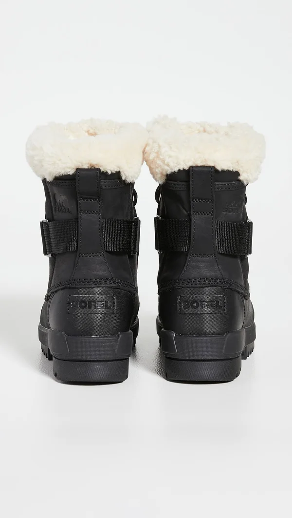 Sorel Women's Tivoli IV Parc Boot - 6 - Black - Sea Salt