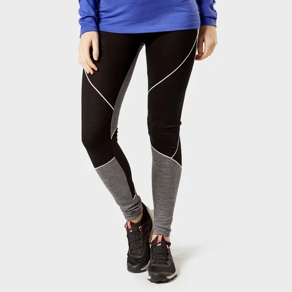 Icebreaker 200 Oasis Deluxe Leggings - Women's Black/gritstone Xs