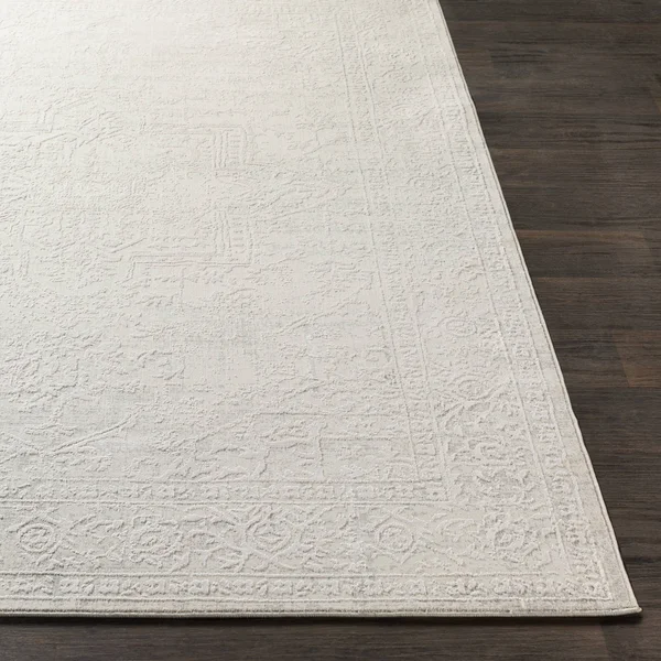 Traditional BHS-0016146-P Turkish Viscose Gray Classic Rug