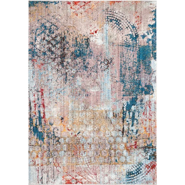Safavieh MNY658E Monray Blue - Multi Area Rug - 3& x 5&