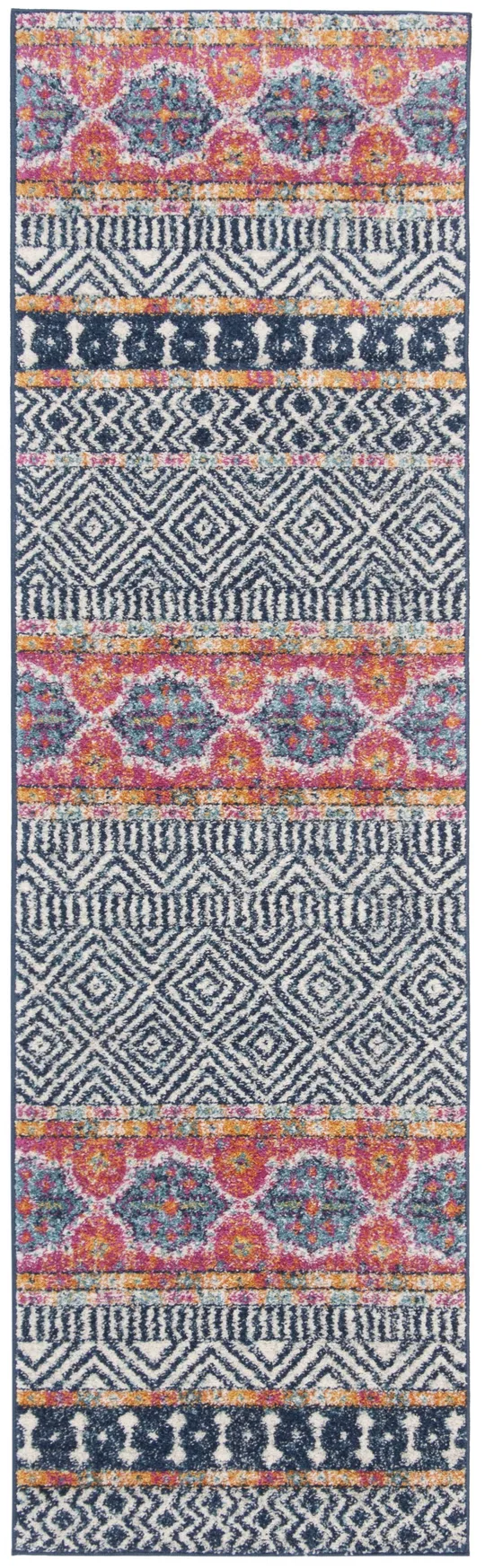 Safavieh Madison MAD797N 6&7x22 x 9&2x22 Navy - Ivory Area Rug