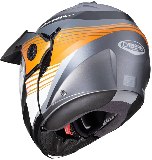 Caberg Tourmax Titan Helmet black-orange Size Xs