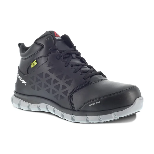 Reebok Work Sublite Cushion Work Alloy Toe 10 Men's Black Shoe