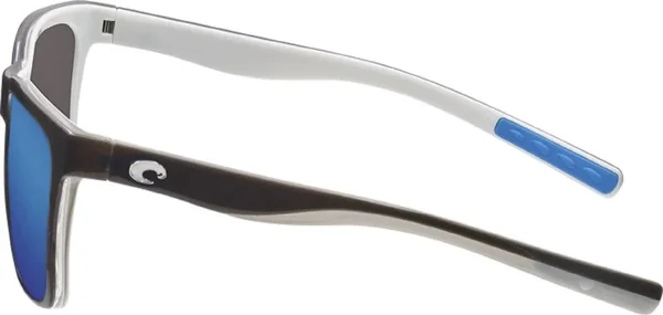 Costa Del Mar Ocearch Panga 580P Sunglasses- Shiny White Shark/Blue Mirror