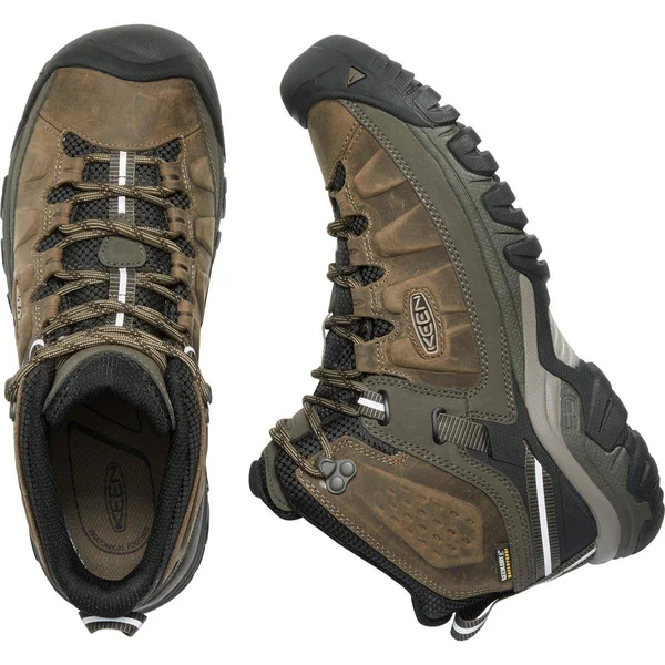 Keen Men's Targhee III Mid Waterproof Bungee Cord/Black 9.5