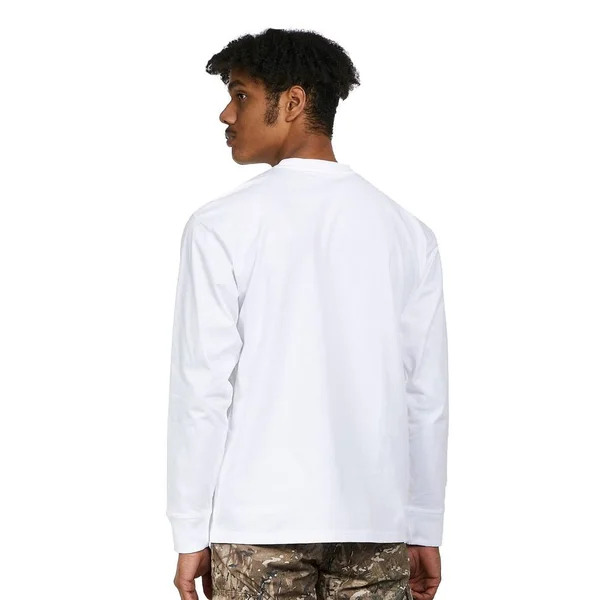 Carhartt WIP L/S American Script T-Shirt - White - 2XL - Men
