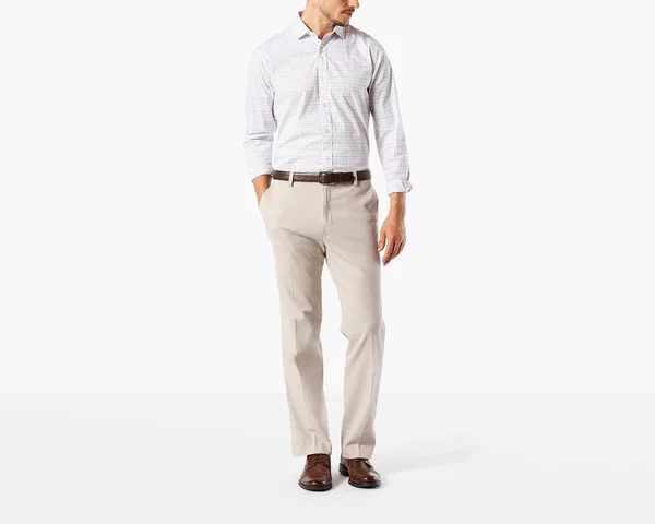 Dockers Big Tall Easy Khaki Pants (Cloud) Men's Clothing