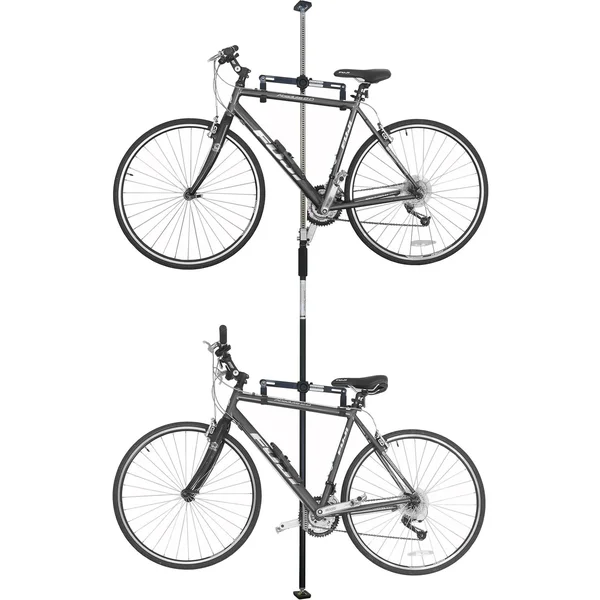 Stoneman Sports Q-Rak II Floor to Ceiling Bike Rack, Black