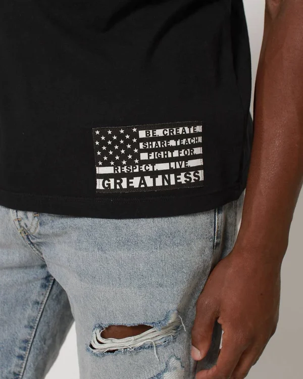 Ali Legacy Monochrome Tee L - Vintage Black