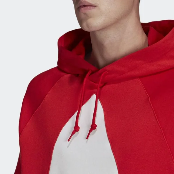 Adidas Men's Originals Big Trefoil Hoodie - Small, Red