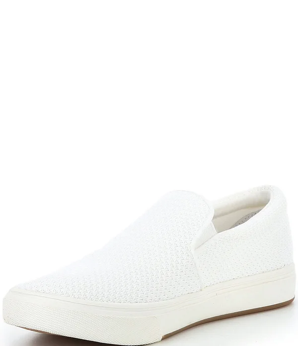 Steve Madden Coulter-M Knit Mesh Slip-On Sneakers - Womens, 7M, Black