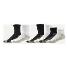 Copper Socks - Crew, White, Medium