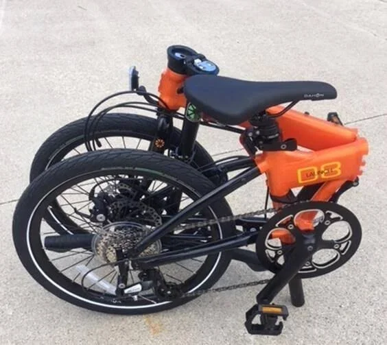 2021 Dahon Launch D8 8 Speed Folding Bike Bicycle - 20x22 Wheel White/Black