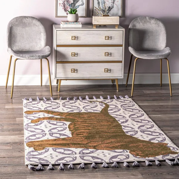 nuLOOM Thomas Paul Flatweave Cotton Tiger Area Rug TATP01A