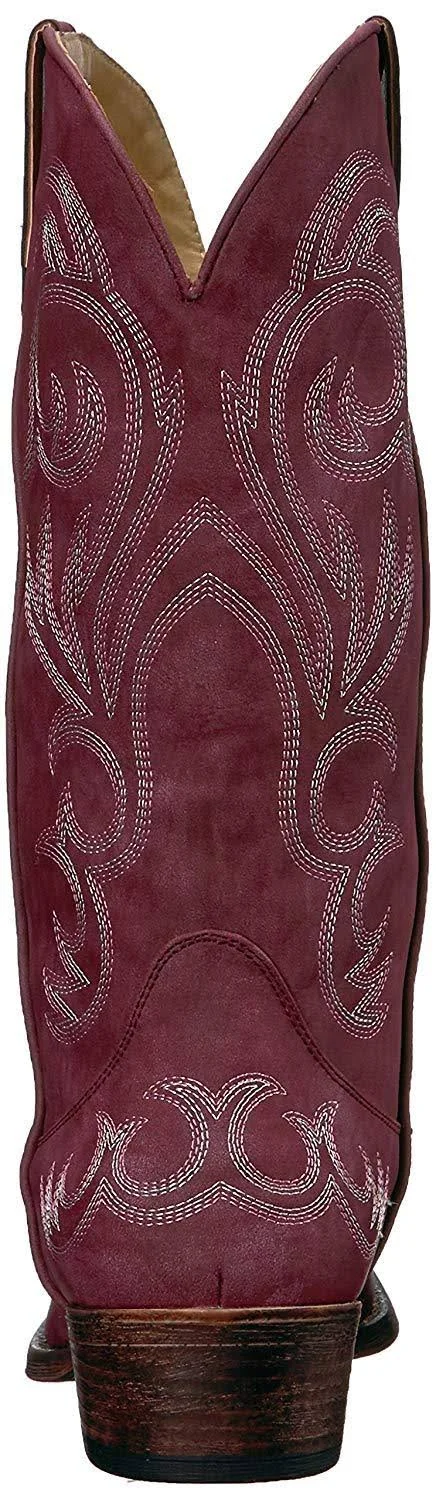 Roper Red Riley Leather Women's Faux Cowboy Boots