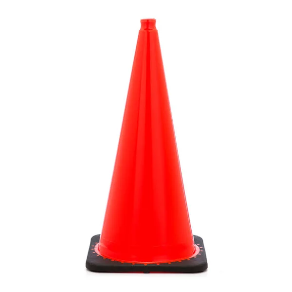 Mutual Industries Traffic Cone with 10 lbs Plain Finish - 28x22 Height, Orange