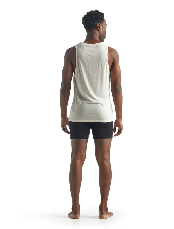 Icebreaker Anatomica Tank Top - Men's Snow XXL