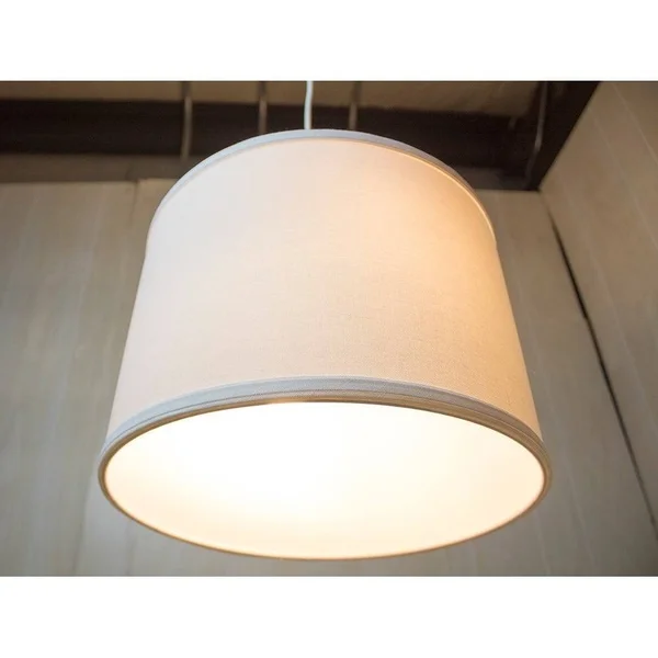 Home Concept 14x22 Linen Drum Lamp Shade