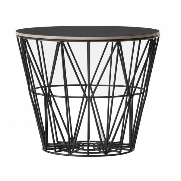 Ferm Living - Wire Basket Top Large, Smoked Oak