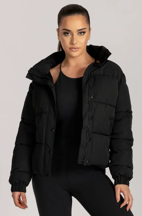 Sadie Oversized Puffer Jacket - Black - MESHKI - Afterpay Available